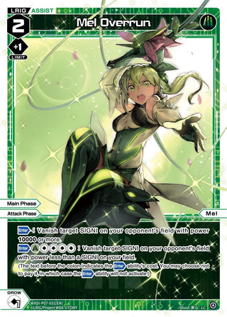 Mel Overrun (7031) [WXDi-P07] - WIXOSS Single