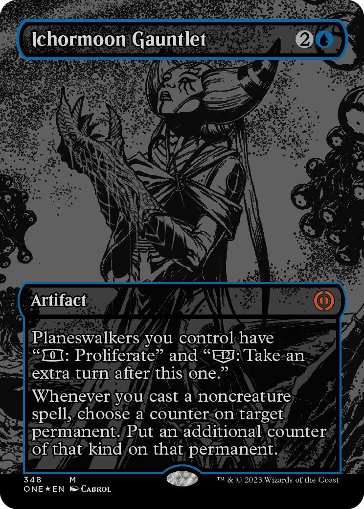 Ichormoon Gauntlet (Oil Slick Raised Foil) (348) [ONE] - MTG Single