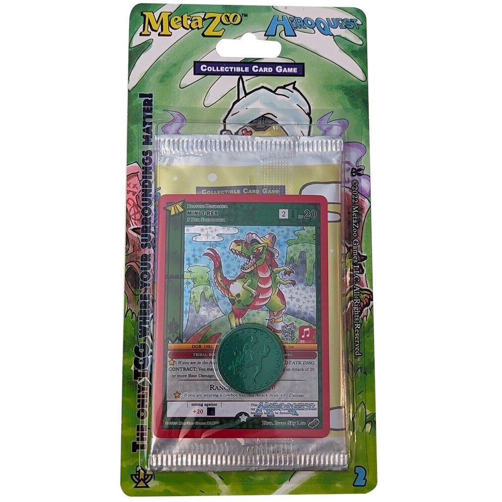 Hiroquest 2.0 Blister Pack [Mini T-Rex] (Apple Music) [H2] - MetaZoo Sealed