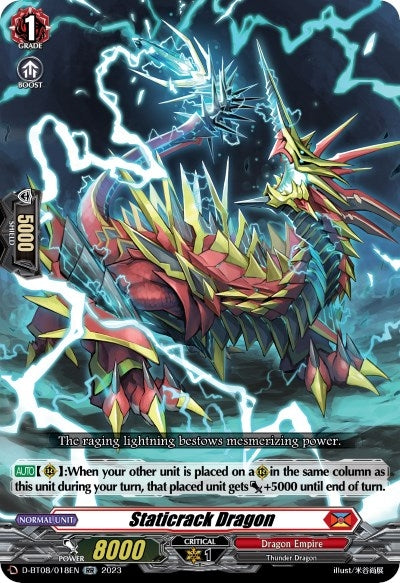 Staticrack Dragon (8018) [D-BT08] - Cardfight Vanguard Single