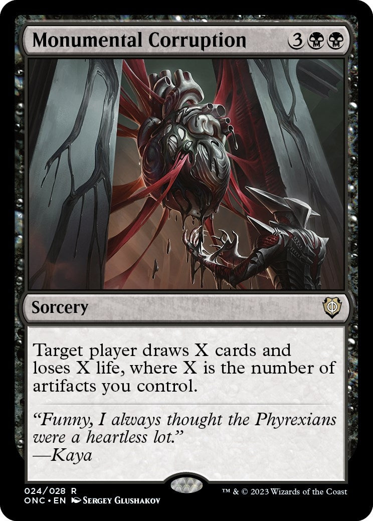 Monumental Corruption (24) [ONC] - MTG Single