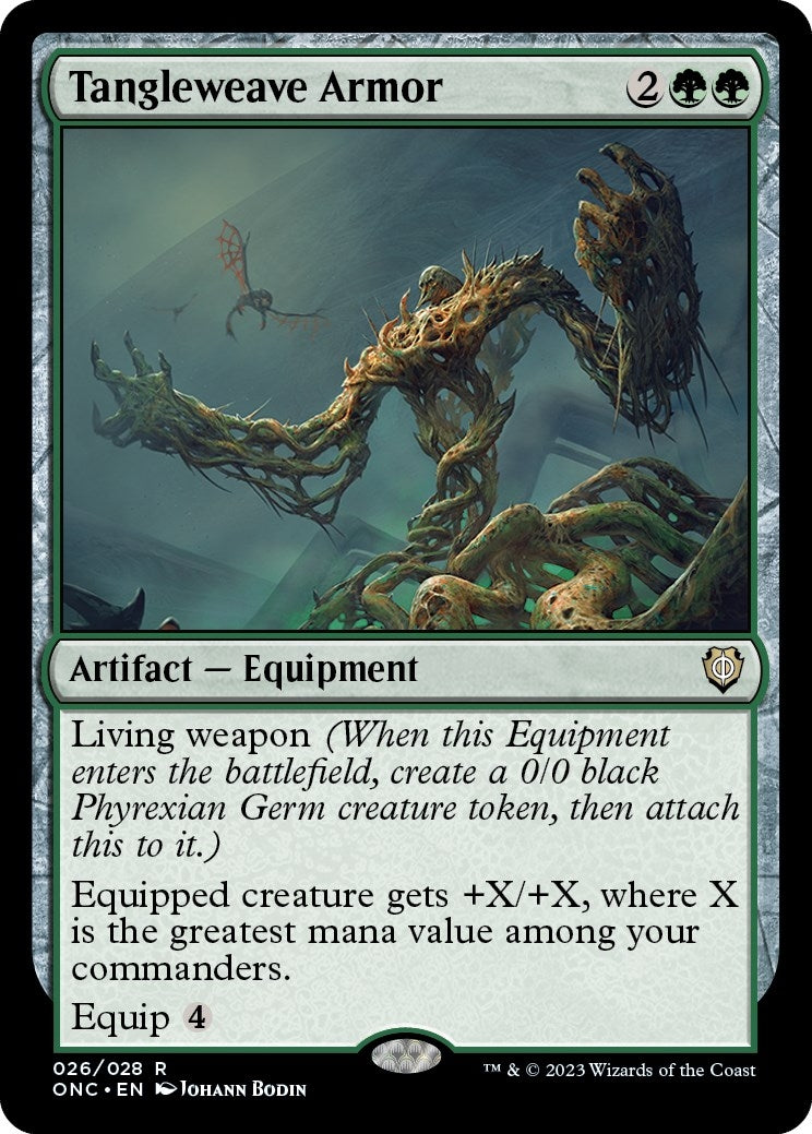 Tangleweave Armor (26) [ONC] - MTG Single