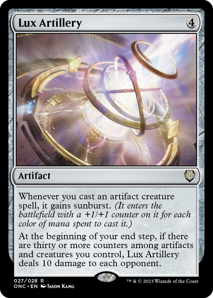 Lux Artillery (27) [ONC] - MTG Single