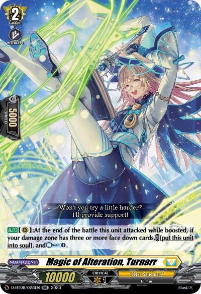 Magic of Alteration Turnarr (8028) [D-BT08] - Cardfight Vanguard Single