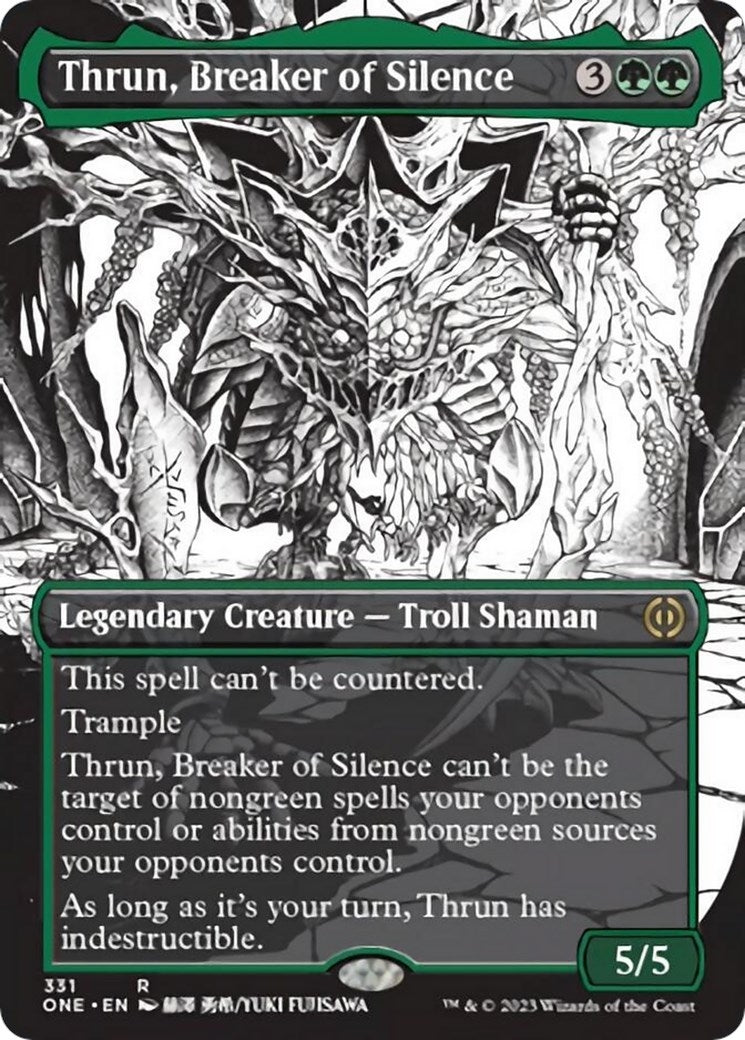 Thrun Breaker of Silence (Borderless) (331) [ONE] - MTG Single
