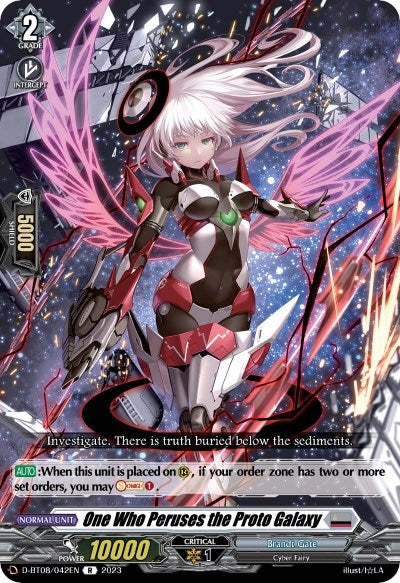 One Who Peruses the Proto Galaxy (8042) [D-BT08] - Cardfight Vanguard Single