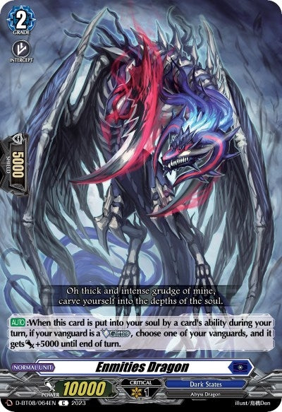 Enmities Dragon (8064) [D-BT08] - Cardfight Vanguard Single