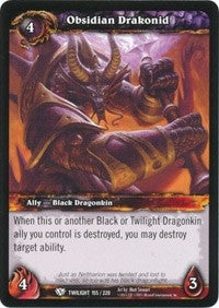 Obsidian Drakonid - WoW Single