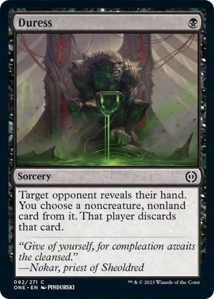 Duress (92) [ONE] - MTG Single