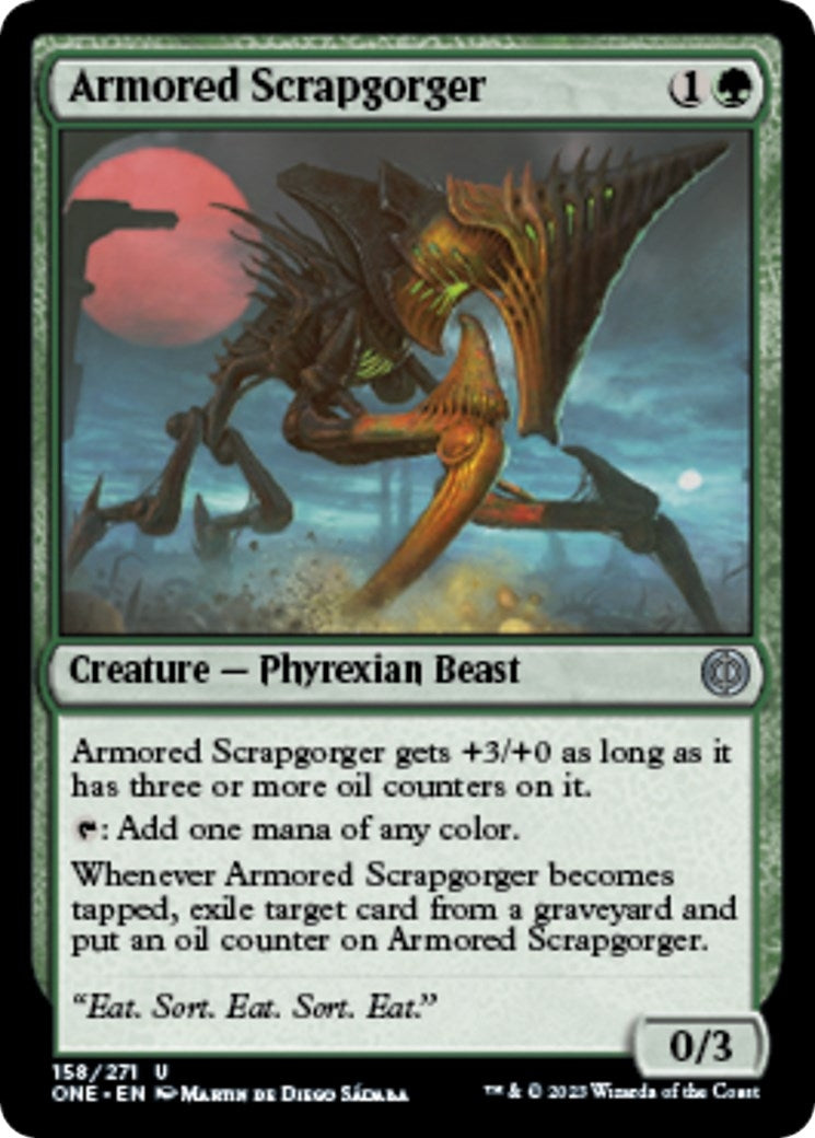Armored Scrapgorger (158) [ONE] - MTG Single