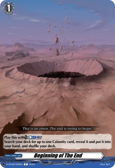 Beginning of The End (8096) [D-BT08] - Cardfight Vanguard Single