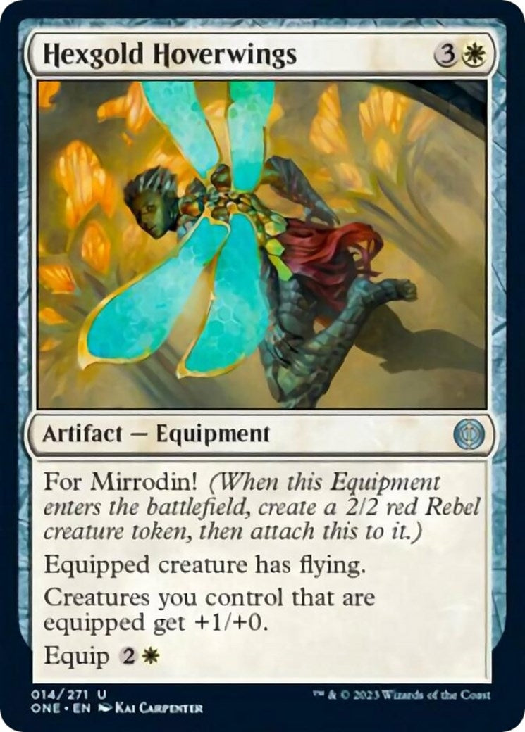 Hexgold Hoverwings (14) [ONE] - MTG Single