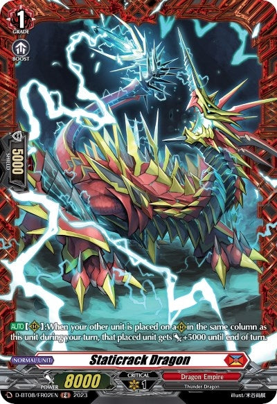 Staticrack Dragon (FR) (802) [D-BT08] - Cardfight Vanguard Single