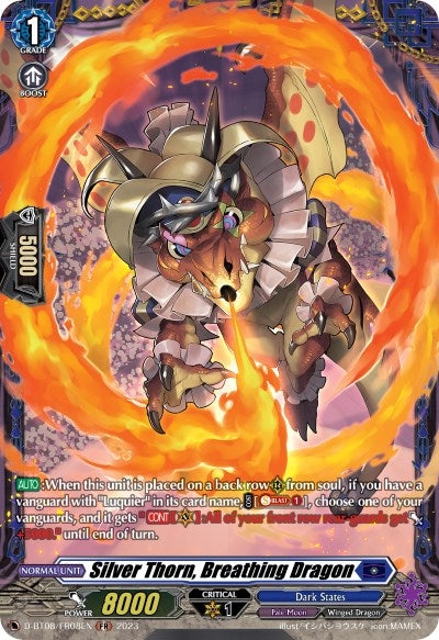 Silver Thorn Breathing Dragon (FR) (808) [D-BT08] - Cardfight Vanguard Single