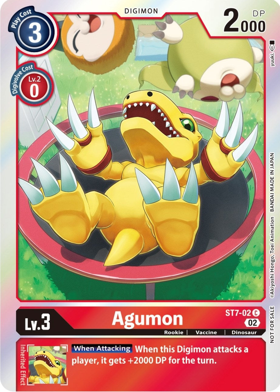 Agumon (Official Tournament Pack Vol.8) (702) [ST-7] - Digimon Card Game Single