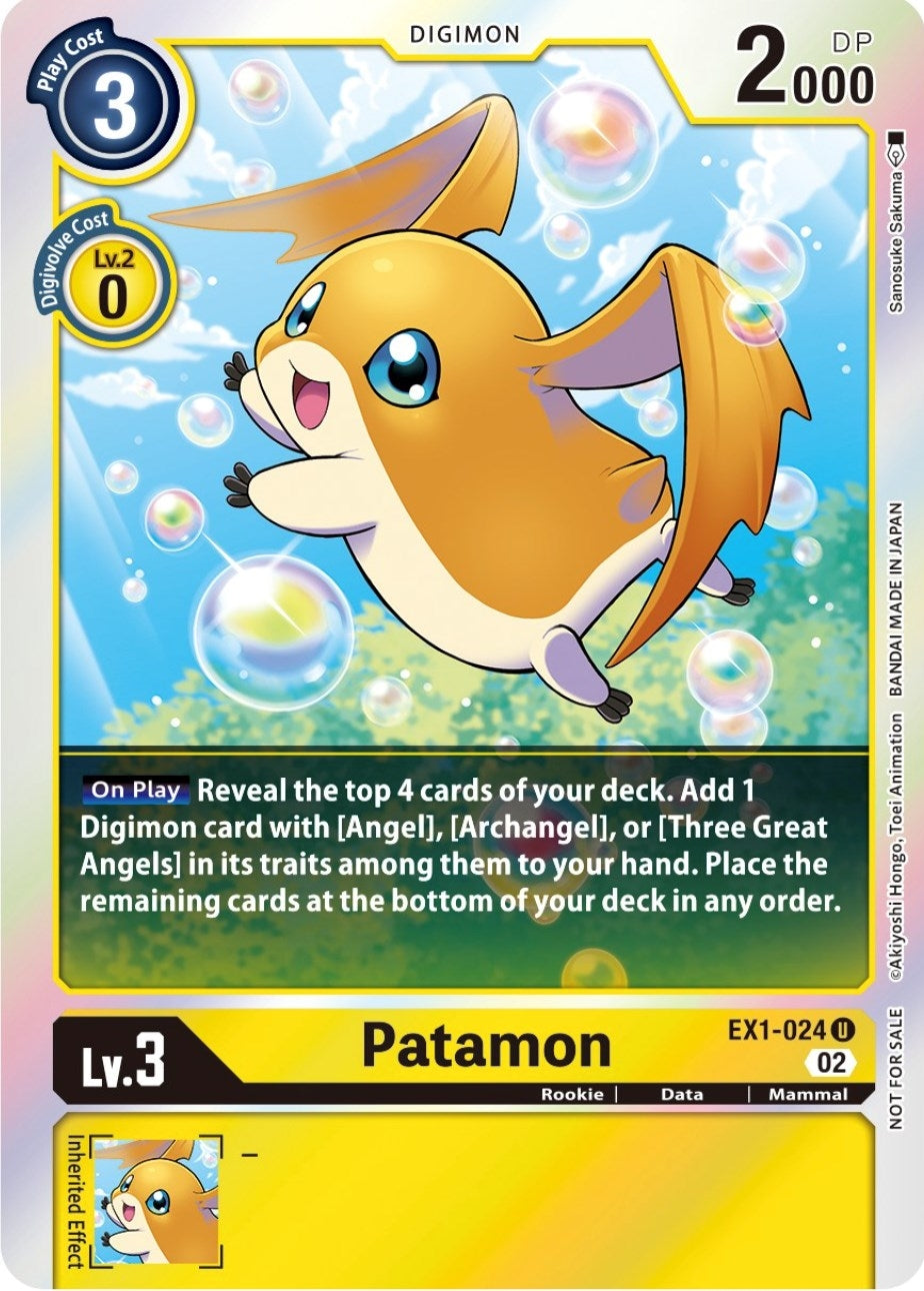 Patamon (Official Tournament Pack Vol.8) (1024) [EX01] - Digimon Card Game Single