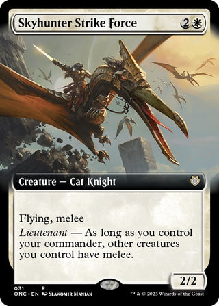 Skyhunter Strike Force (Extended Art) (31) [ONC] - MTG Single