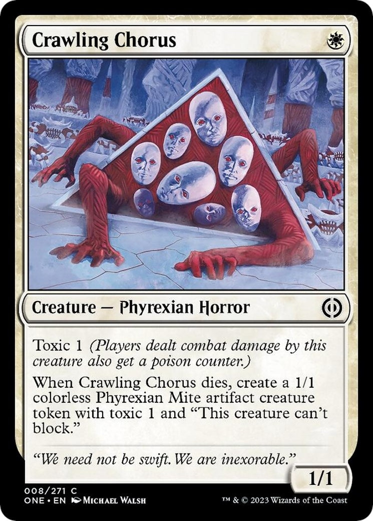 Crawling Chorus (8) [ONE] - MTG Single