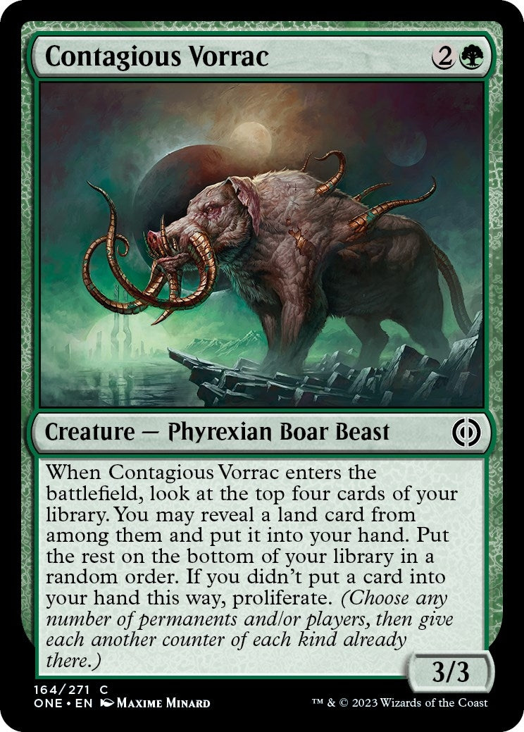 Contagious Vorrac (164) [ONE] - MTG Single