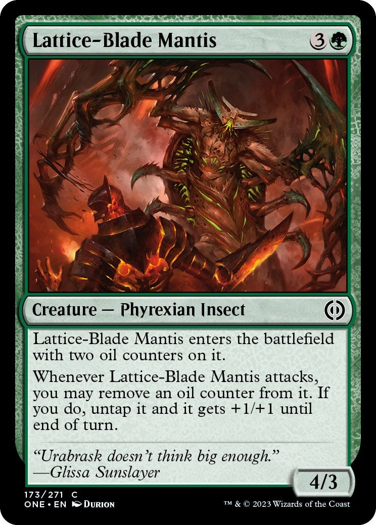 Lattice-Blade Mantis (173) [ONE] - MTG Single