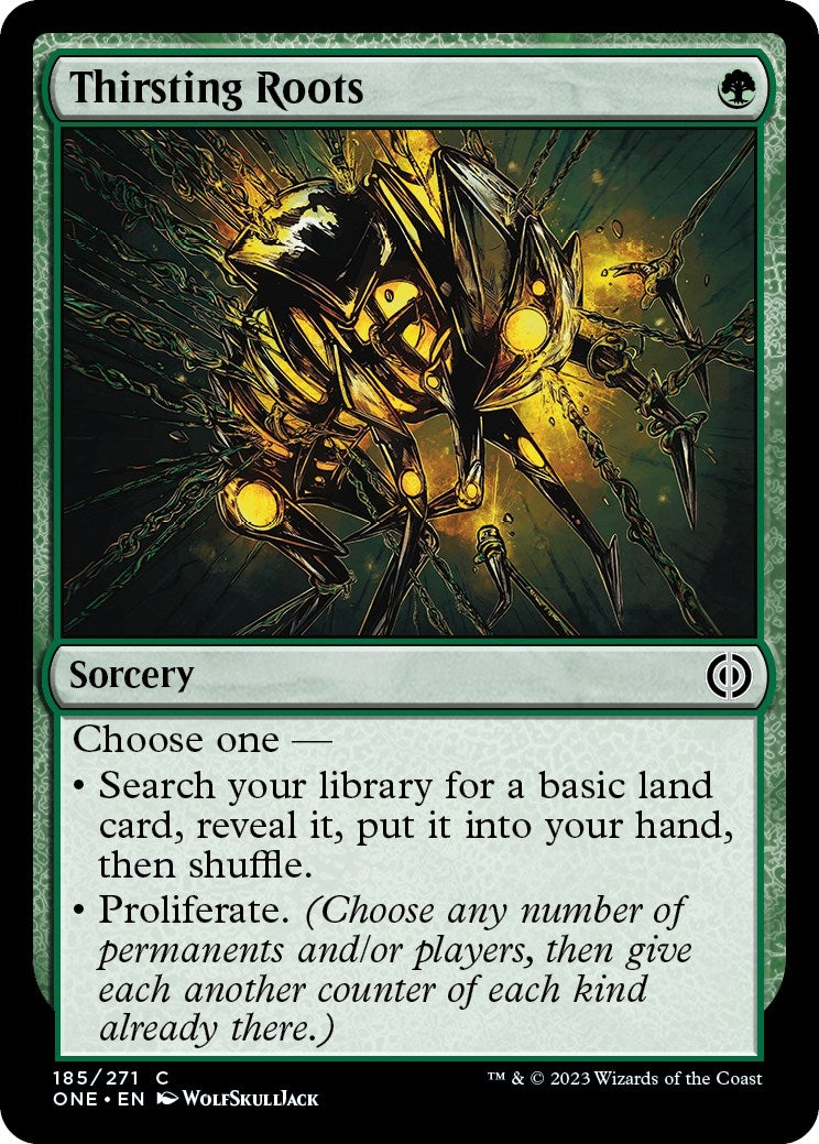 Thirsting Roots (185) [ONE] - MTG Single