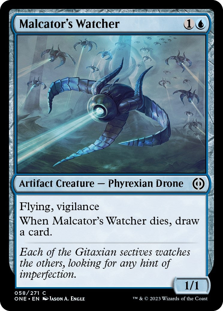 Malcator’s Watcher (58) [ONE] - MTG Single