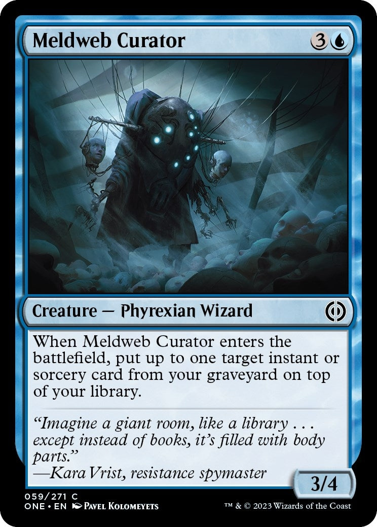 Meldweb Curator (59) [ONE] - MTG Single