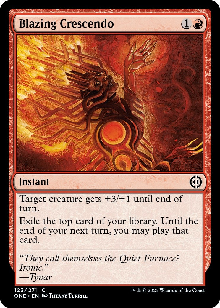 Blazing Crescendo (123) [ONE] - MTG Single