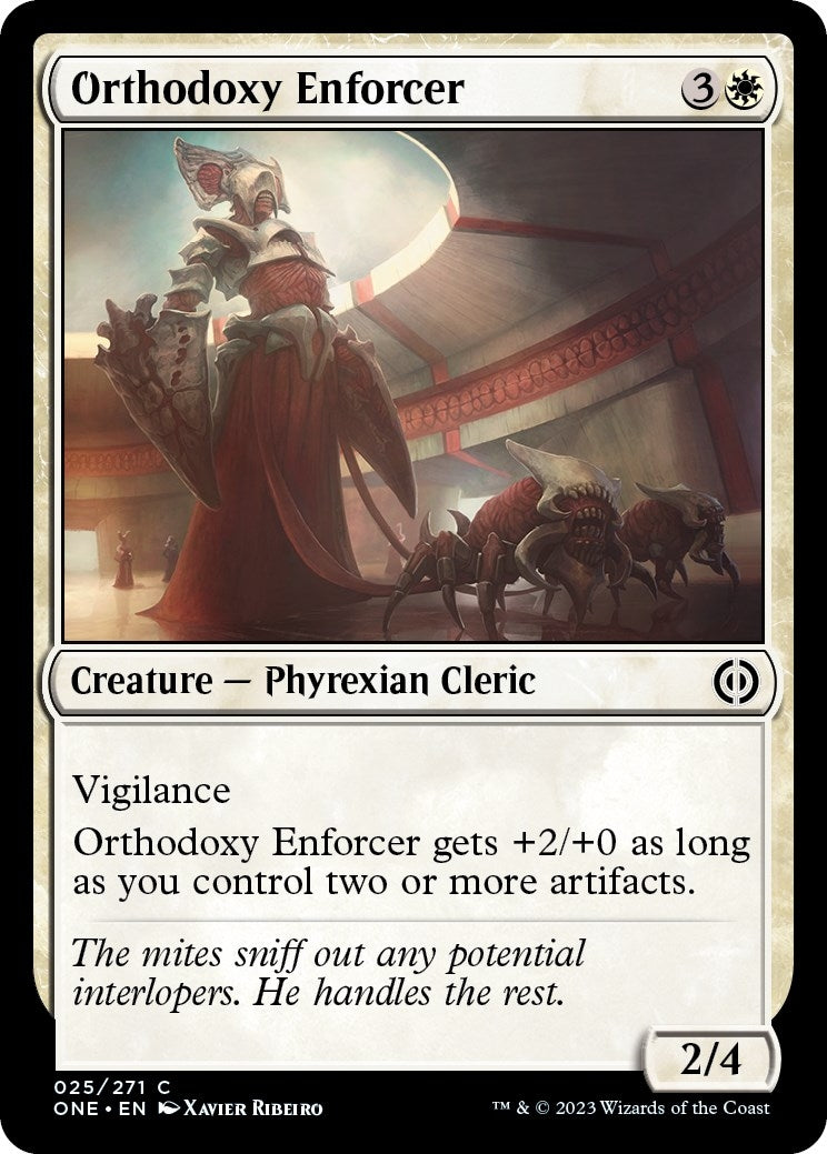 Orthodoxy Enforcer (25) [ONE] - MTG Single