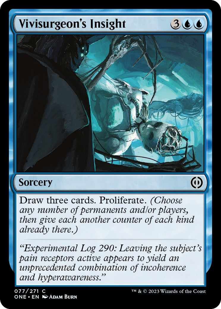 Vivisurgeon’s Insight (77) [ONE] - MTG Single
