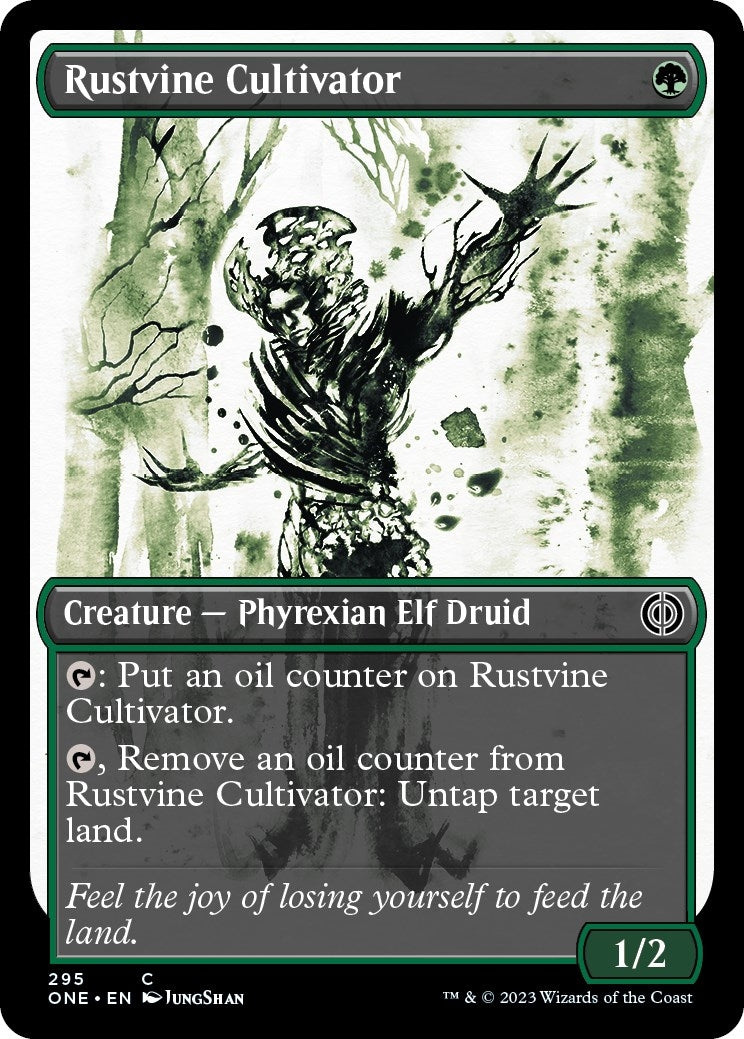 Rustvine Cultivator (Showcase) (295) [ONE] - MTG Single