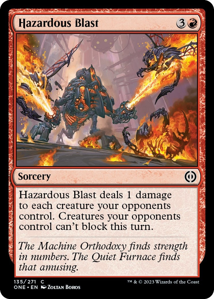 Hazardous Blast (135) [ONE] - MTG Single