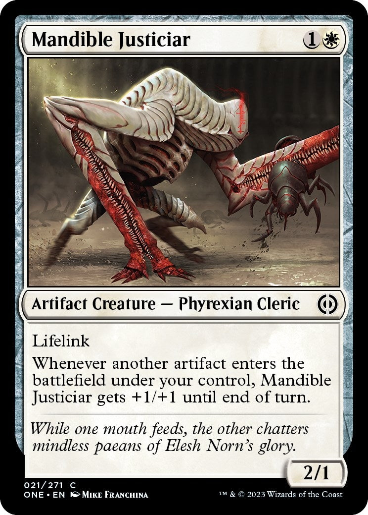 Mandible Justiciar (21) [ONE] - MTG Single