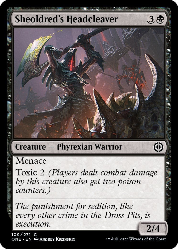 Sheoldred’s Headcleaver (109) [ONE] - MTG Single
