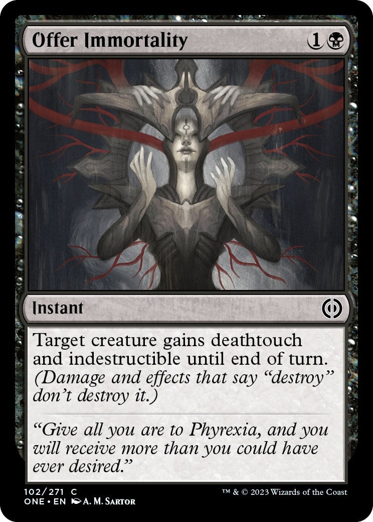 Offer Immortality (102) [ONE] - MTG Single