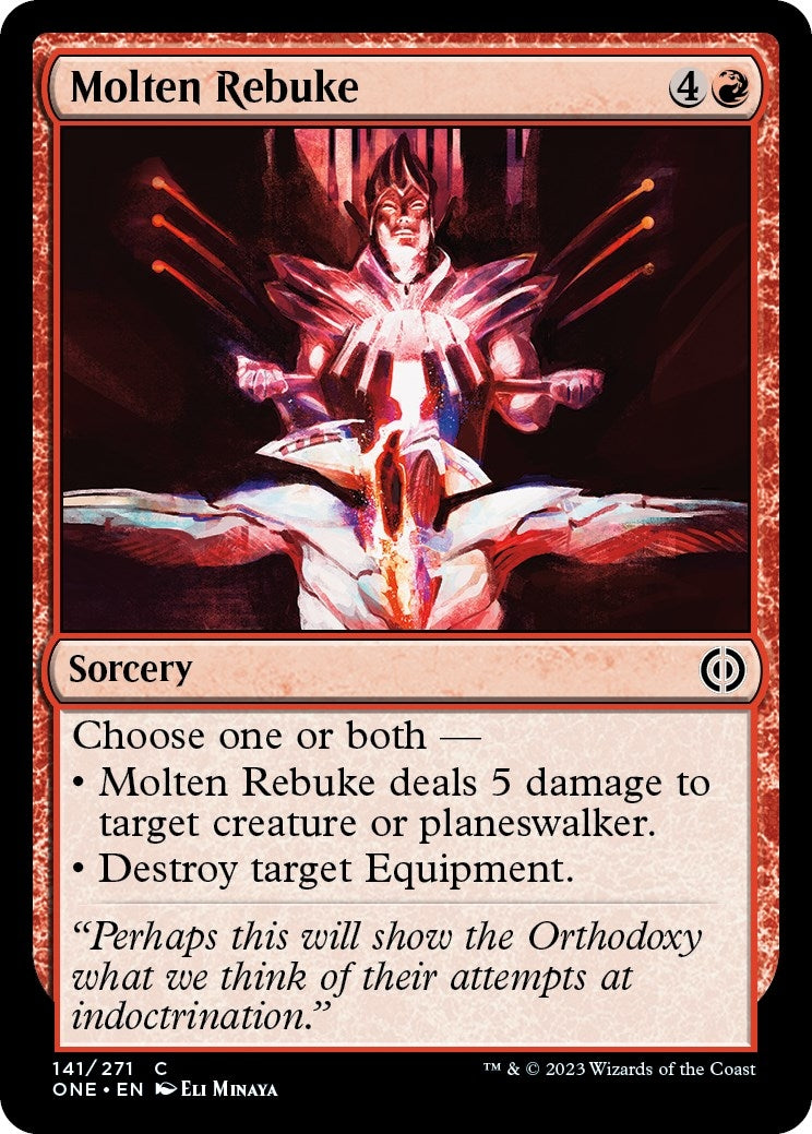 Molten Rebuke (141) [ONE] - MTG Single