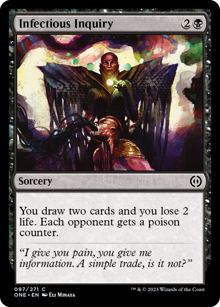Infectious Inquiry (97) [ONE] - MTG Single