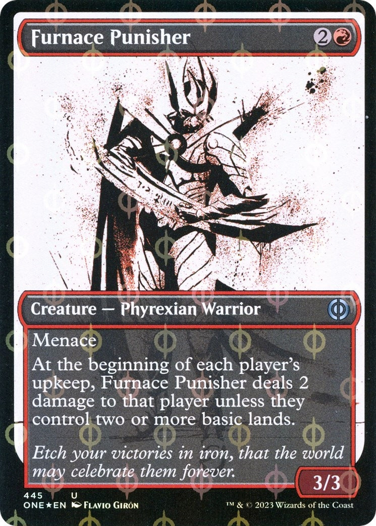 Furnace Punisher (Showcase) (Step-and-Compleat Foil) (445) [ONE] - MTG Single