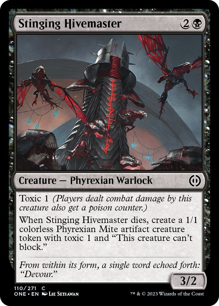 Stinging Hivemaster (110) [ONE] - MTG Single