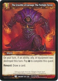 The Crucible of Carnage: The Twilight Terror - WoW Single
