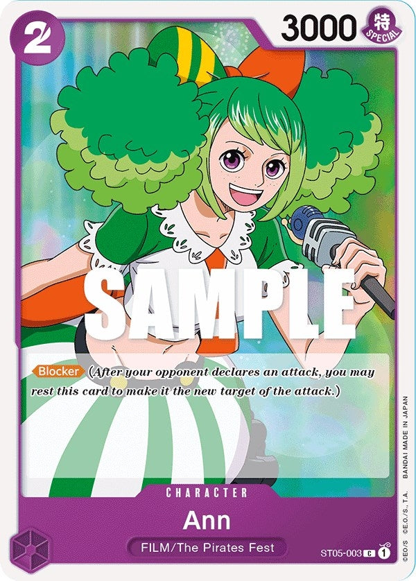 Ann (5003) (ST-05) - One Piece Card Game Single