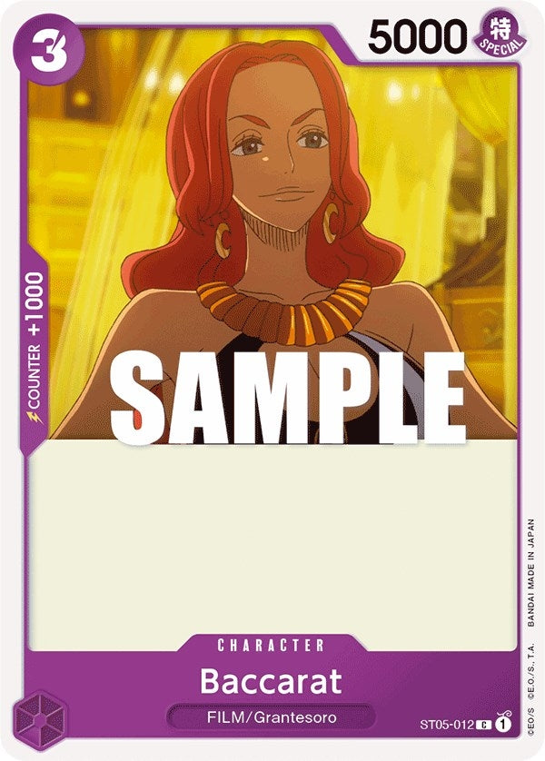 Baccarat (5012) (ST-05) - One Piece Card Game Single