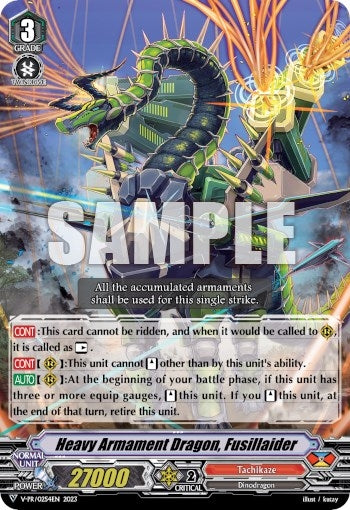Heavy Armament Dragon Fusillaider (254) [VPR] - Cardfight Vanguard Single