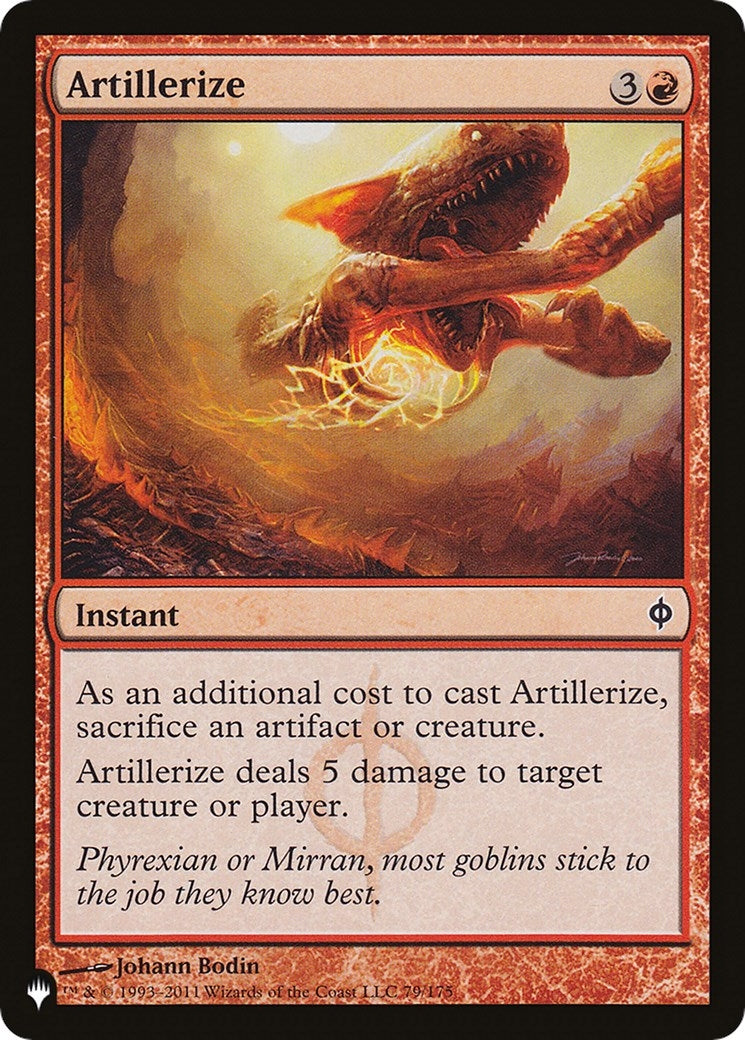 Artillerize (79) [LIST] - MTG Single