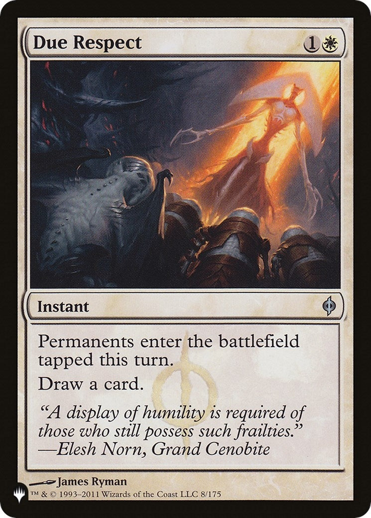Due Respect (8) [LIST] - MTG Single