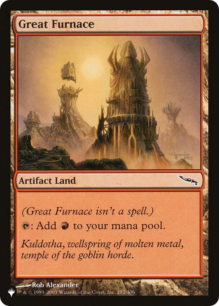 Great Furnace (MRD) (282) [LIST] - MTG Single
