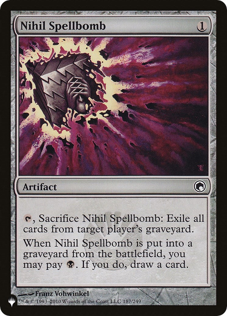 Nihil Spellbomb (187) [LIST] - MTG Single