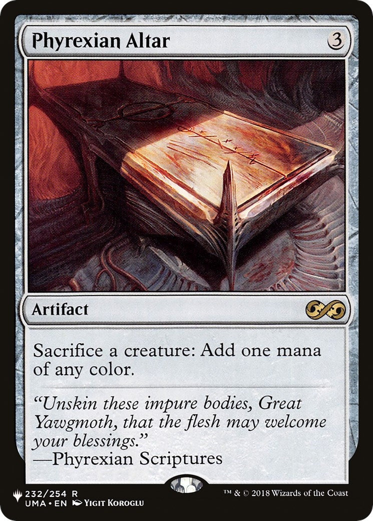 Phyrexian Altar (232) [LIST] - MTG Single