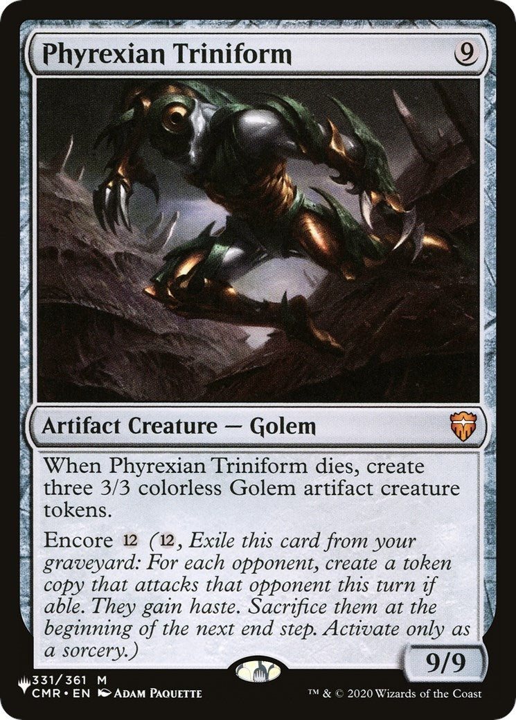 Phyrexian Triniform (331) [LIST] - MTG Single