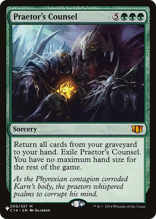 Praetor’s Counsel (209) [LIST] - MTG Single